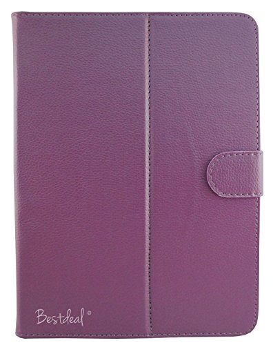 Lila PU Lederner Tasche Case Hülle für Wortmann Terra Pad 1001 / 1002 9.7″ Zoll Tablet PC + Displayschutzfolie und Stylus - 4