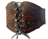 Miedergürtel Echtleder Farbe dunkel braun Passend für Taillenweite 75-80 cm