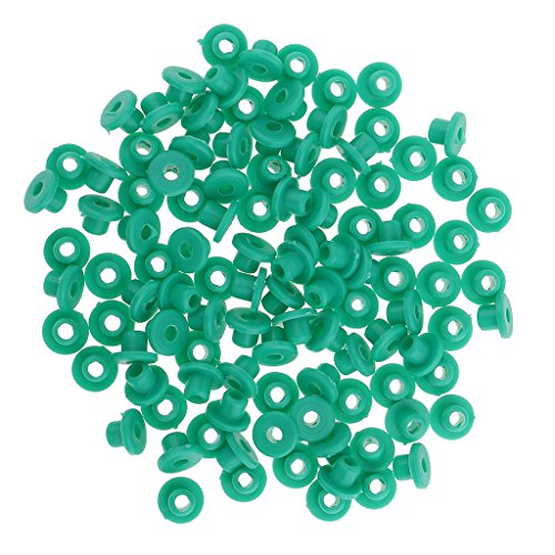Preisvergleich Produktbild Sharplace Tattoo Nadelstangengummis Tattoomaschine Zubehör (100 Stück Pack) - Grün