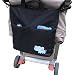 IntiPal Stroller Organiser Diaper Bag - Fits Most Buggies Prams Pushchairs - Mummy Handbag Nappy Changing Bag(Black Elephant)