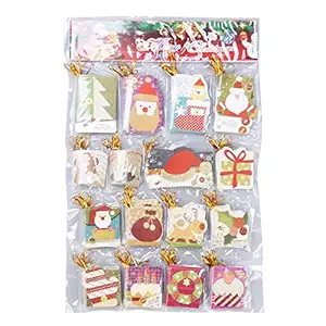 BESTOYARD 160pcs Cards Greeting Message Card Hanging Christmas Decorations