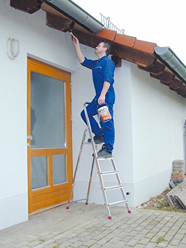 KRAUSE Corda Alu Haushaltsleiter 4 bis 6 Stufen StehLeiter einseitig Mehrzweck - 6
