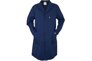 Carson Classic Workwear Carson Arbeitsmantel aus Reiner Baumwolle, 1 Stück, 52, marine, KTH741,HY