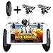Produktbild KOBWA Mobile Game Controller, Gaming Joysticks Tasten Sensitive Shoot und Ziel Schlüssel L1R1 Shooter Gaming Handgriff für PUBG/Messer Out/Regeln des Überlebens, für Android IOSvival, for Android IOS