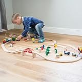 Ultrakidz Holzeisenbahn Set Lukas – 100-teilig - 5