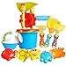 Produktbild FairOnly Kinder Sand Glas Eimer Wasserkocher Tierform Schleifgerät Schaufelform Strand Spielzeug