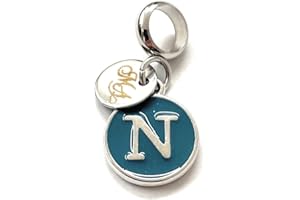 MODA MavillA Pendolo ciondolo Napoli campione acciaio idea regalo, Medio