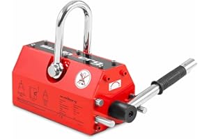 Steinberg Systems Imán De Levantamiento Elevador Magnético SBS-ML 800 (Imán de neodimio, Mecanismo de seguridad, Capacidad de elevación máxima 800 kg)