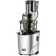 Kuvings REVO830S Slow Juicer with Double Filling Opening and Automatic Cutting System, Light Silver Matt