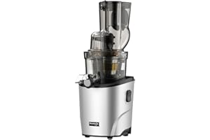 Kuvings REVO830 Estrattore di Succo - Estrattore per Frutta e Verdura Intere Automatico, Motore Potente da 200W(Argento)_KSP-2478CE