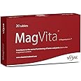 Vitae MagVita - Magnesium, Taurine & B6 - Magnesium Glycerophosphate Magnesium Citrate Magnesium Gluconate Magnesium Lactate Magnesium pidolate Magnesium Oxide-Marine - 20 Tablets
