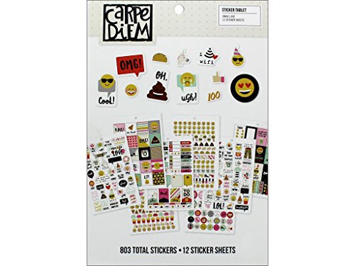 Preisvergleich Produktbild Carpe Diem Emoji Love Stickers A5 12 / Pkg