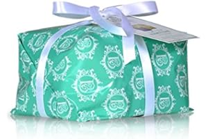 BRONTEDOLCI Gâteaux Panettone à la crème Bronte Pistache, glaçage et de grain, de haute pâtisserie sicilienne, 750 gr