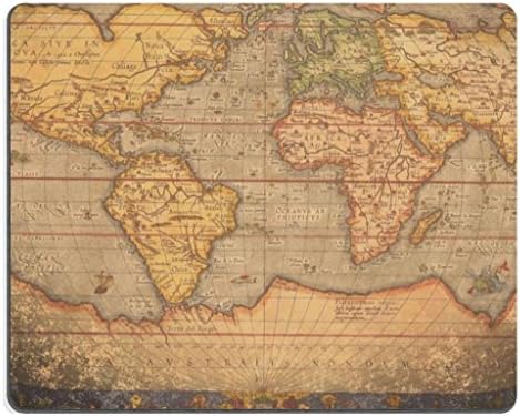 Vintage Map of the World Old History Punktail's Collections Custom Imaged Mouse Pad