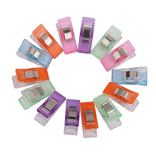 50pcs Clips Abrazaderas Plástico Colcha Costura Colcha Surtido