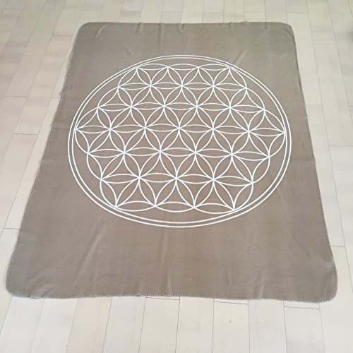 Fleecedecke Blume des Lebens, 150 x 200 cm - 3