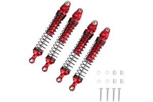 TBEST sztuki RC amortyzatory, aluminiowy amortyzator sprężyny zmontowane amortyzator RC amortyzator części ulepszeniowe dla 1/10 RC Crawler Car Truck (110mm)