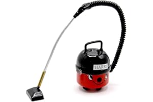 MELODY JANE Dolls House Red Vacuum Cleaner Hoover Miniature Modern Cleaning Accessory