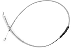 T | TARAZON Tarazon 71 Inch Clutch Cable Stainless Steel Braided Cable for Harley Davidson Dyna Fat Boy FXDF/Softail Heritage FLST