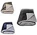 Produktbild Betz Luxus Kuscheldecke Wohndecke XXL Monaco Größe 150x200 cm Farben Beige, Grau, Blau Farbe beige