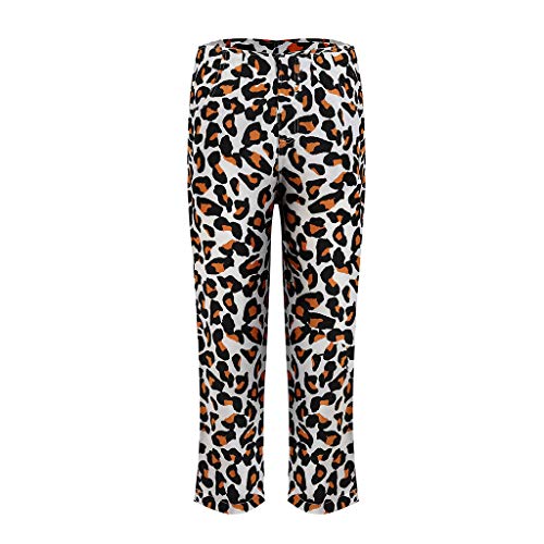 Preisvergleich Produktbild hahuha Spielzeug Dekompressionsspielzeug, Fashion Womens Sexy Wide Leg Loose Pants Leopard Printed Ankle-Length Pants