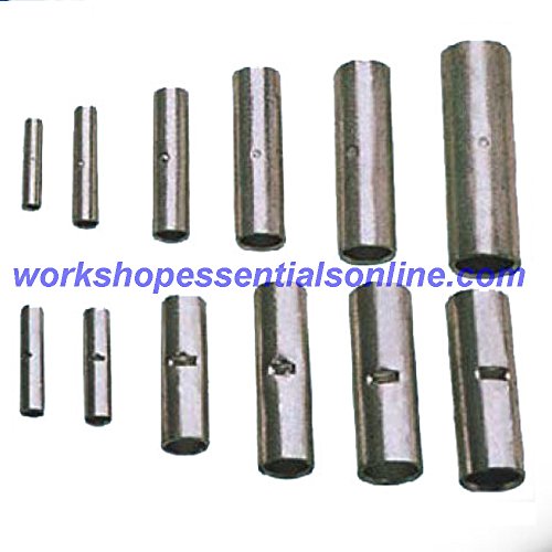 Copper Tube Butt Connectors Terminals Straight Joiner Crimp/Solder 16mm² pack of 5 TCS16-5