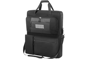 GENERIC Portable Solar Panel Bag for Solar/BLUETTI 100W & 200W Padded Waterproof Travel Solars Panel Organizer Large Capacity Solars Board Protective Handbag Multi-Pocket Protection Shoulder Bag