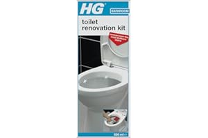 HG Toilet Renovation Cleaning Kit, Effective Bathroom & WC Cleaner, Cleans and Descales Toilet Bowl & Under Toilet Rim, Limescale & Stain Remover - 500ml (318006106)