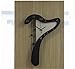 Produktbild Hölzerne Harfe Musikinstrument MDF Wand Uhr Quarzuhr stumm Dekoration Wohnzimmer Schlafzimmer Uhren