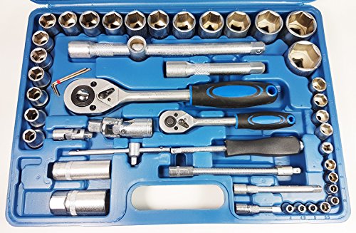 Craft-Equip 94 tlg Steckschlüssel-Satz Ratschenkasten Nusskasten Werkzeug Koffer - 2