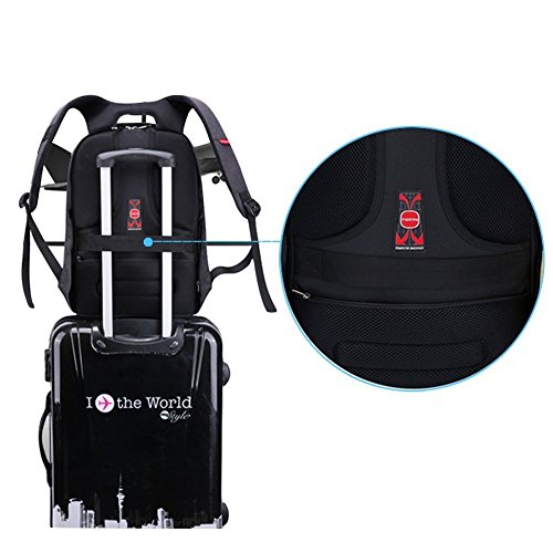 Kopack Anti Diebstahl Laptop Rucksack 14 1 15 4 Zoll Sto  fest Computer Rucksack Leicht ScanSmart TSA Freundlich Wasserbest  ndigkeit