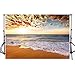 Produktbild WaW 7x5Fuß Foto Hintergrund Promantic Sonnenuntergang Strand Hintergrund Meer Welle Foto Hintergrund Hochzeit Fotoautomat (2.2x1.5m)