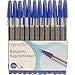 Produktbild 12 x Kugelschreiber blau mit Kappe 12-er Set