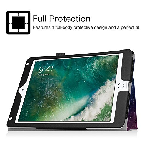 Fintie iPad 9.7 Zoll 2017 / iPad Air 2 / iPad Air Hülle – [Eckenschutz] Slim Fit Folio Kunstleder Schutzhülle Case Cover mit Auto Schlaf / Wach Funktion für Apple iPad 2017 Neue Modell 9.7″ Retina Display Tablet, iPad Air 1/2, Die Galaxie - 5