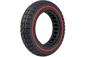 Aloskart Ruote Monopattino Elettrico 10 Pollici, Pneumatico Monopattino 10x2.0-6.5, 10 Pollici Gomme Piene Monopattino per Xiaomi con 36mm Slot, Ruota Piena Monopattino