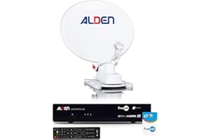 Alden Pack ONELIGHT 65 Parabole Auto + Récepteur Satellite SATMATIC HD FRANSAT