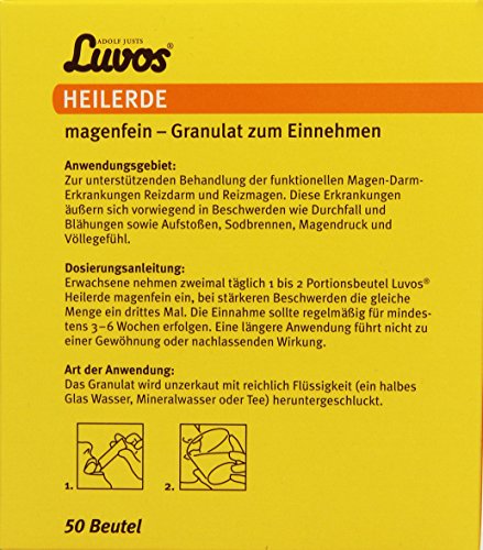 Luvos Heilerde Magenfein Granulat 50 Beutel, 6.5 g, 1er Pack (1 x 390 g) - 5