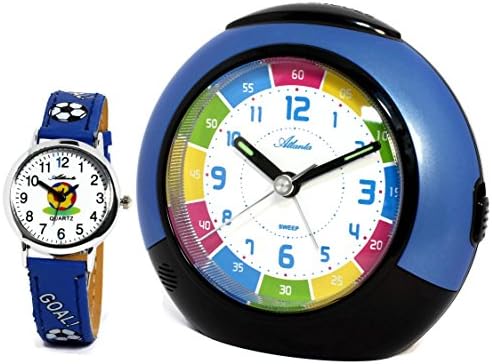 Atlanta Children's Alarm Clock with Watch Children Blue – 1678 – 5 Chew