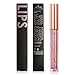 TOPBeauty Fashion Women Glitter Lip Makeup Waterproof Lip Gloss Nude Glitter Shimmer Focallure Lipstick Lip Kit #35