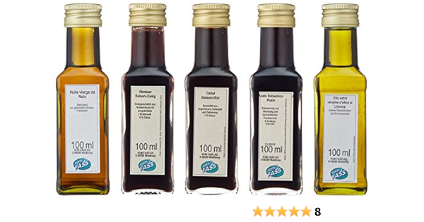 Vom Fass Probier Und Geschenkset Kleine Essig Und Ol Vielfalt 5er Pack 5 X 100 Ml Amazon De Lebensmittel Getranke