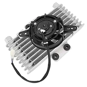 Engine Oil Cooler Kit, Universal Oil Cooler Quickly Cooling Aluminum Alloy Material Professional Manufacturing for Most Motorcycles