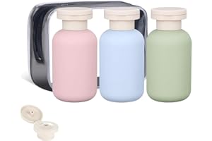 GIUSOBG Flaconi da Viaggio set da Viaggio Riutilizzabileda 3 Pezzi Facile da Perdere 350ml Facile da Riempire Boccette Viaggio può Essere Riem kit Viaggio liquidi Shampoo gel Doccia Lozione