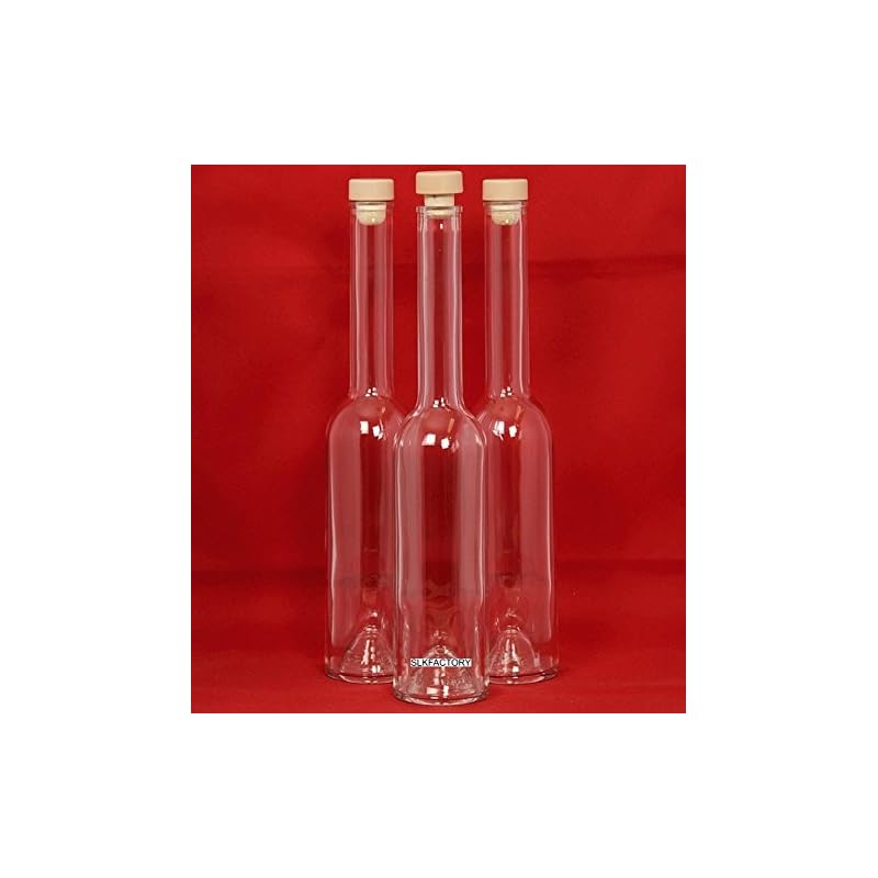 casavetro OPI HGK 10 Leere Glasflaschen 200 ml kleine Flaschen mit Griffkorken Verschluss 0,2