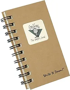 Golfing, The Golfers Journal - MINI Kraft Brown Hard Cover