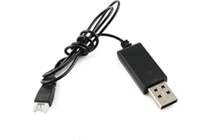 YUNIQUE GREEN-CLEAN-POWER - USB Charging Cable for Syma X5C RC Quadcopter | Easy to Use | Made of Quality Plastic and Metal, Black, Plastic