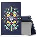 Produktbild MoKo Hülle für All-New Amazon Fire HD 8 Tablet (7th & 8th Generation – 2017 & 2018 Modell) - Kunstleder Ständer Schutzhülle Smart Cover mit Stift-Schleife, Wolf Totem