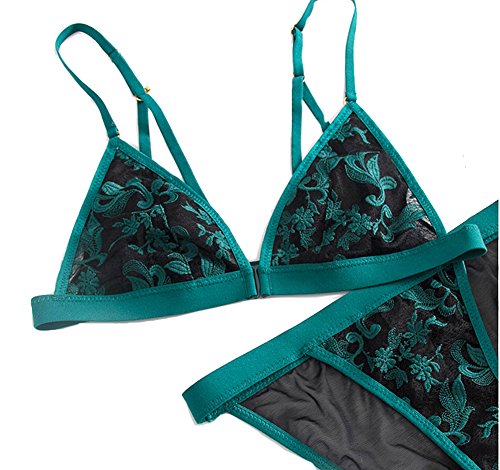 Awake Lingerie Womens Sexy Triangle Padded Bralette And