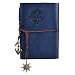 Produktbild Voguecase Reisetagebuch, Retro Vintage Piraten Anker PU-Abdeckung Reisetagebuch Lose-Blatt-Notebook, Anker Ringbucheinlagen Zeichenfolge gebunden leeren Notebook(Dunkelblau)