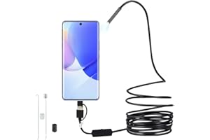 ARMERIAONLINE SINCE 1999 Cámara InspecciónTeléfono Endoscopio para Smartphone Usb con Cable de 2 Metros Impermeable Sonda Cámara para Android 2.0 megapíxeles