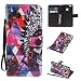 Produktbild Huawei P9 Lite hülle, Voguecase Kunstleder Tasche PU Schutzhülle Tasche Leder Brieftasche Hülle Case Cover (Cacique) + Gratis Universal Eingabestift